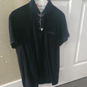 Ted Baker Dark Blue Polo Shirt